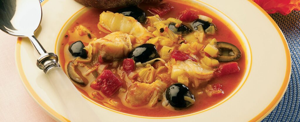Fish Soup Provencal - California Ripe Olives