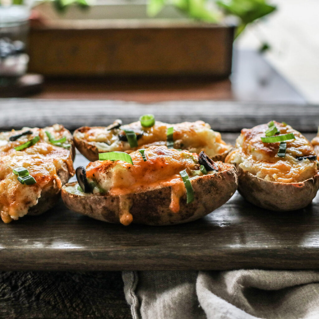 Loaded Bake Potatoes - California Ripe Olives